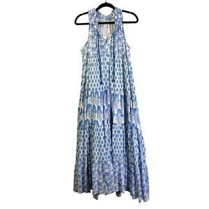 CALYPSO ST. BARTH Dress XS (Oversized) Daris Floral Tiered Maxi Lined Full Sweep
